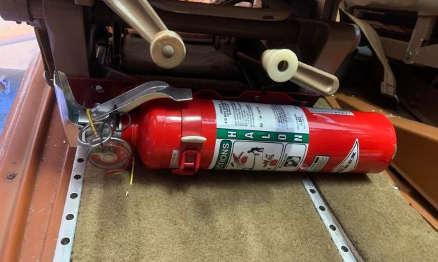 How to Mount a Fire Extinguisher in the Cockpit