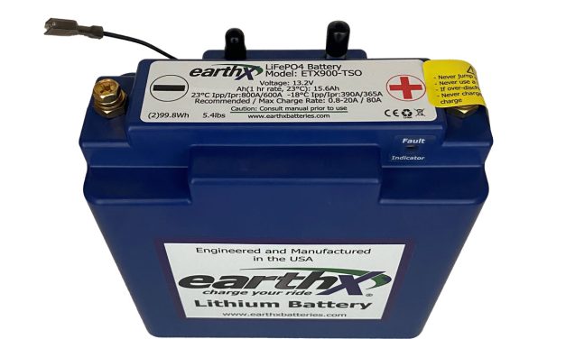<strong>EarthX Announces STC for 12V Lithium Batteries</strong>