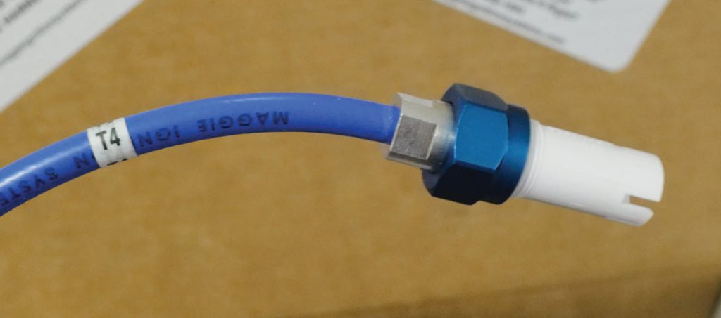 blue lead clearly labeled