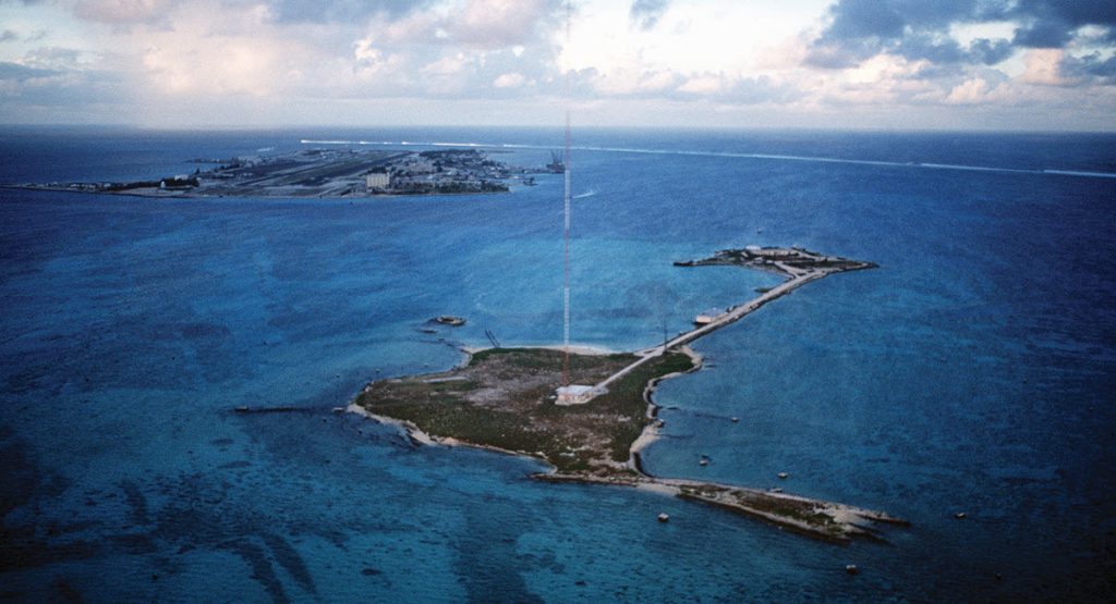 arial view of Johnston Atoll